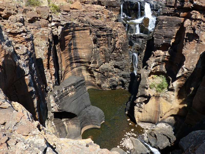 water, rock, non-urban scene, no people, physical geography, landscape, nature, pothole, day, textured, erosion, rock - Object, waterfall, drakensberg mountains