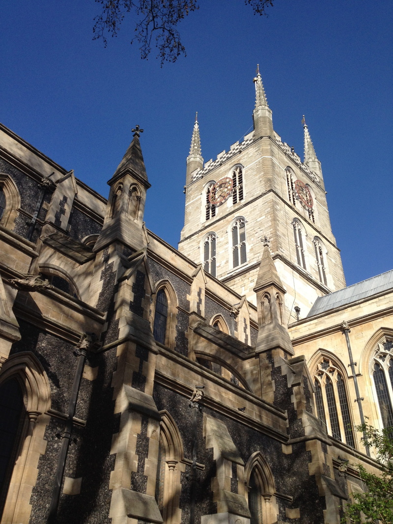 spirituality, christianity, catholicism, place of worship, London, southwark, sky, day, history, europe, facade, medieval, 2K, no people, english, nature