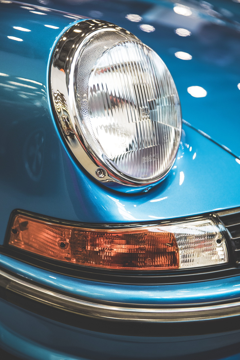 shiny, vehicle, outdoors, antique, transportation, vintage car, close, silver, porsche, lighting equipment, chrome, reflection, car, vehicle part, motor vehicle