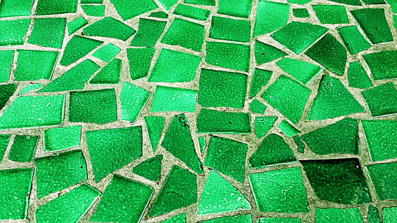installing, art and craft, renovation, indoors, creativity, mosaic, backgrounds, geometric shape, construction, texture, modern, shape, decoration, shards