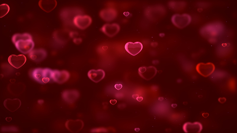 Girly, Pink, 4K, Red hearts, 4K, Love hearts