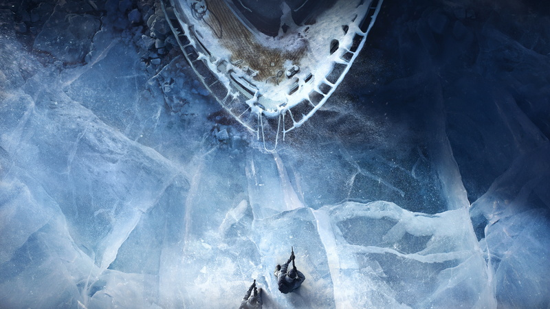 aggression, outdoors, human body part, frozen, Tom Clancys, risk, high angle view, close-up, warning sign, Rainbow Six Siege, ice, winter, cold temperature