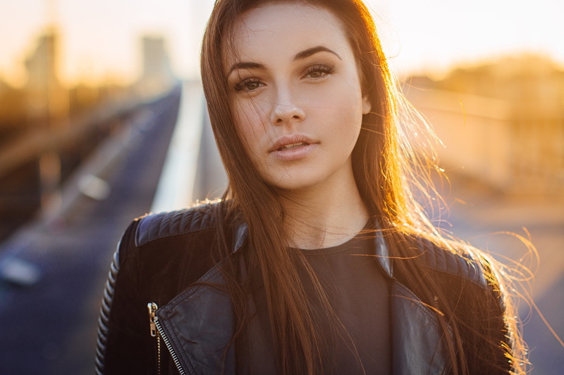 women outdoors, lens flare, adult, Jana, women, beauty, headshot, contemplation, portrait, outdoors, beautiful woman, 1080P, face, young adult, one person