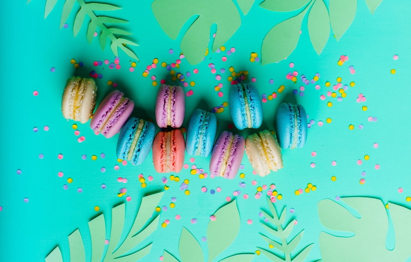 Sweets, Food, Macaron, 1080P