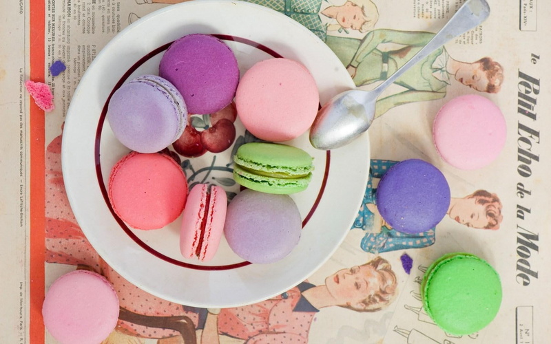 720P, dessert, macaroon, macaron, cookies, sweets