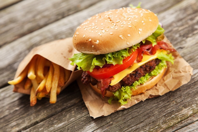 Food, Burger, French Fries, 1080P