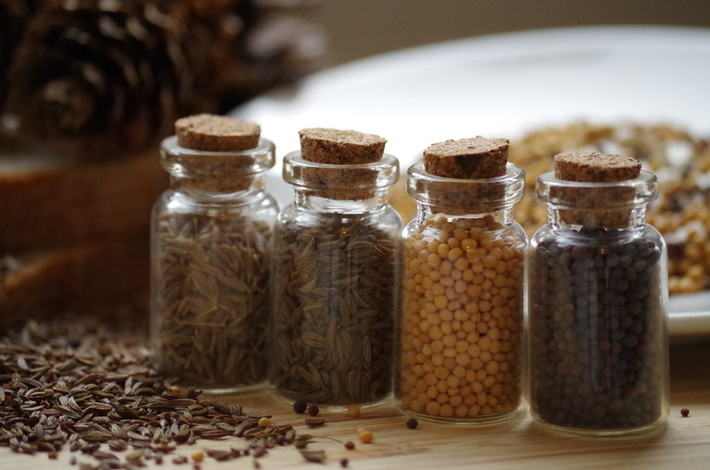 selective focus, black, glass - material, pepper, ingredient, spices, table, roman cumin, wellbeing, still life, mustard, food and drink, four, cumin, glass