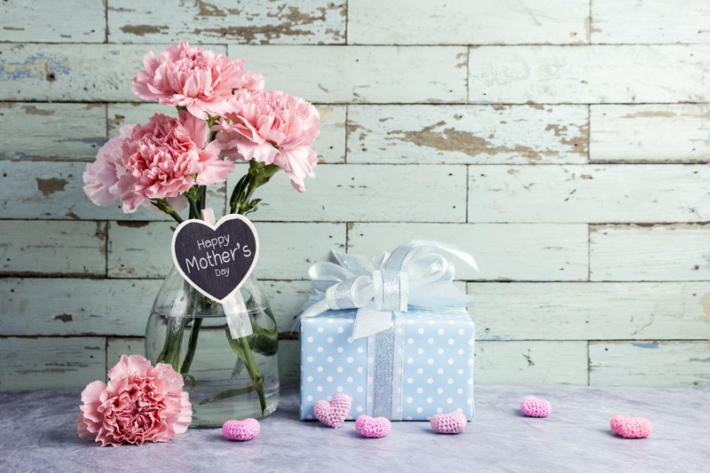 hearts, love, 5K, happy, gift, pink, clove, romantic, beautiful, carnation, flowers, mothers day