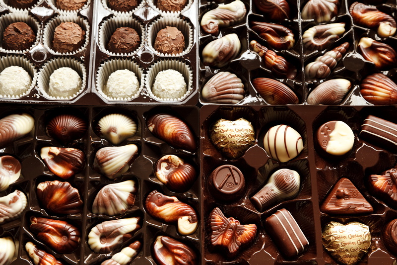 dessert, temptation, food and drink, box, no people, freshness, background, seashell, close-up, sugar, luxury, candy, indoors, many, milk, abundance, lot