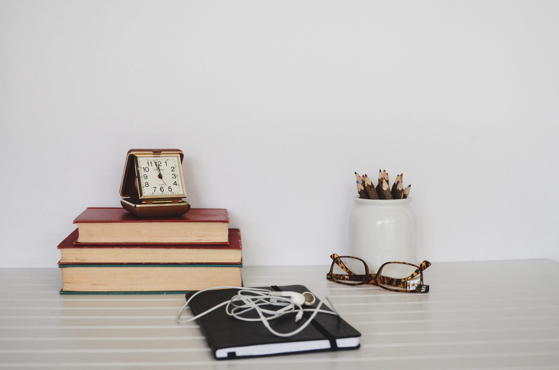 eyeglasses, large group of objects, pencil, 4K, office, desk, stack, fashion, group of objects, publication, old, white color, shoe, clock, books, beside