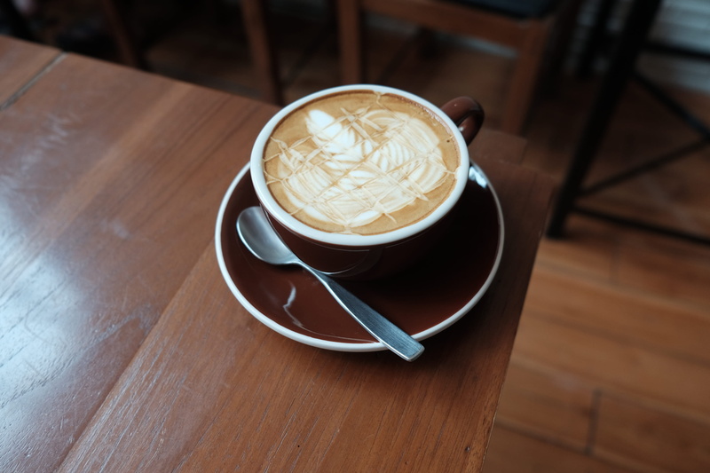 high angle view, kitchen utensil, warm, chill, mug, cafe, non-alcoholic beverage, wood - material, still life, latte, refreshment, 2K, good vibe, coffee - drink