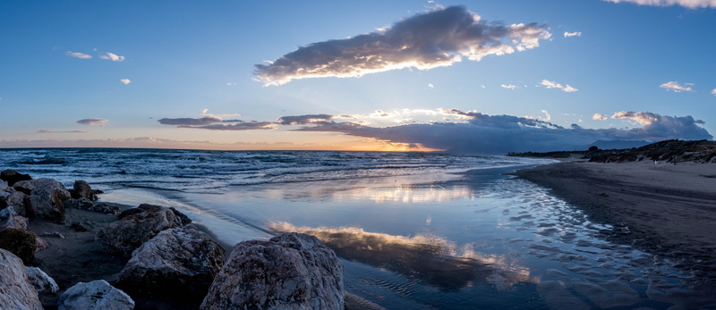 body, blue, sunset, cabopino, costa del sol, rocks, travel destinations, sky, mountain, landscape, solid, nature, reflection, malaga, rock, lagoon, mijas costa
