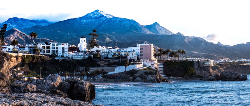 outdoors, malaga, peaceful, sky, clouds, mountain, city, sun, andalusia, nature, no people, costa del sol, cold temperature, travel destinations, building exterior