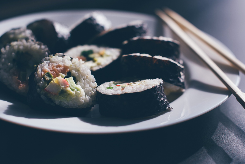 maki Sushi, meal, crockery, east Asian Culture, sushi, ready-to-eat, healthy eating, gourmet, sashimi, wellbeing, close-up, prepared Fish, asia, dieting