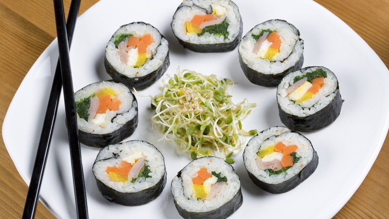 east Asian Culture, seaweed, cucumber, table, healthy Eating, rice - Food Staple, fish, sticks, sashimi, salmon, gourmet, asia, maki Sushi, asian food