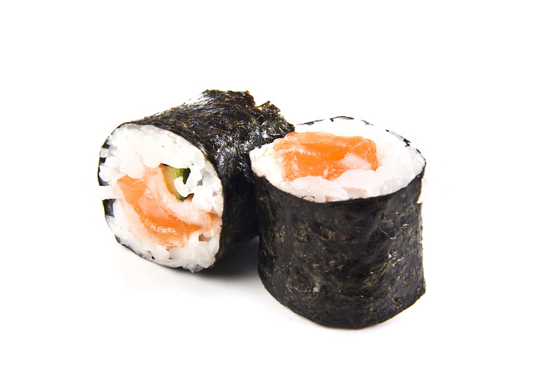 raw, food, white background, food and drink, maki, sushi, rice, no people, healthy eating, seafood, japanese food, rice - food staple, fish, 4K, sushis