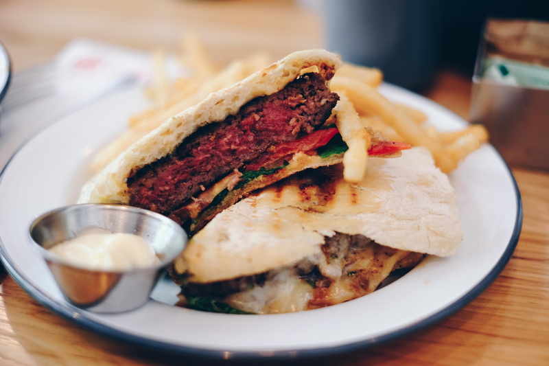 sandwich, bread, wrap sandwich, temptation, focus on foreground, food, selective focus, plate, table, snack, no people, meat, indoors, ready-to-eat, meal