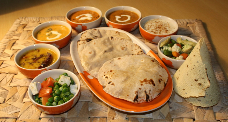 food and drink, pita bread, tray, dip, fruit, no people, tortilla - flatbread, bowl, food, ready-to-eat, indoors, freshness, plate, bread, healthy eating