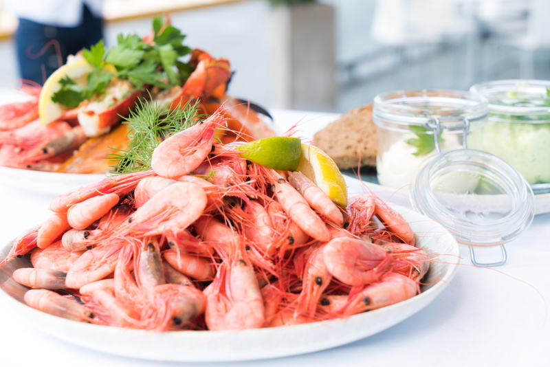 no people, shrimp - seafood, shellfish, focus on foreground, wellbeing, herb, household equipment, Prawns, delicious, refreshment, shrimp, lunch, healthy eating