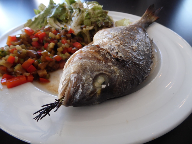 grilled, tomato, healthy eating, 4K, wellbeing, plate, indoors, still life, food and drink, no people, sea bream, vegetables, serving size, meat, vegetable