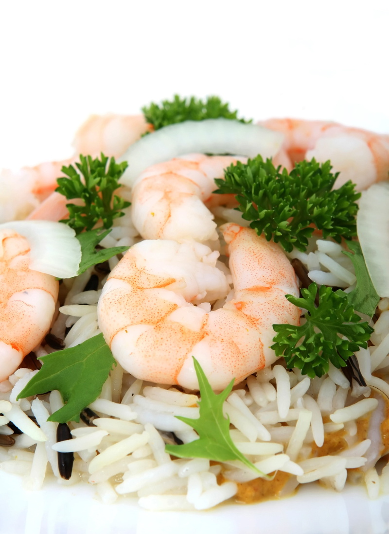 cooked, dinner, selective focus, no people, cooking, coriander, white, shellfish, slimming, prawn, herbs, indoors, food and drink, starter, asian, scallops