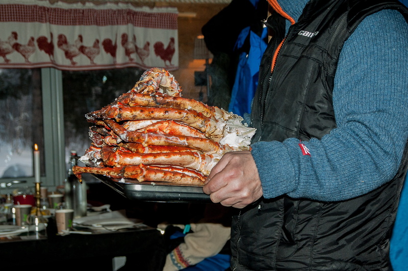 outdoors, roasted, Norway, preparing food, people, one man only, grilled, fishing, adults only, Crustaceans, standing, food and drink, food, meat, King Crab