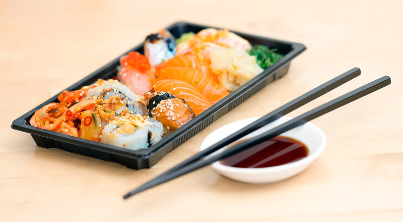 ready-to-eat, served, vegetable, foodporn, plastic, food and drink, wasabi, gourmet, shrimp, 4K, fish, table, soy sauce, meal, eat, ready, sashimi, seafood