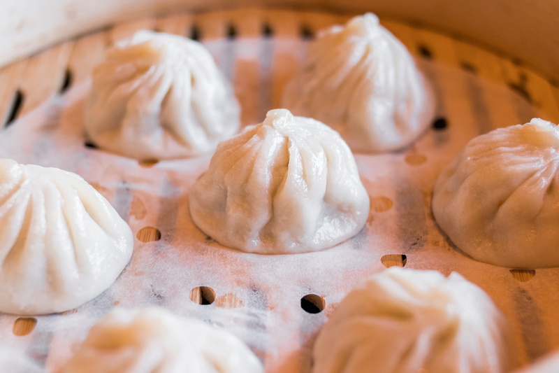 dim sum, dumpling, freshness, ready-to-eat, 5K, chinese dumpling, dumplings, steamed, wooden, celebration, food perspective, selective focus, brown, chinese food