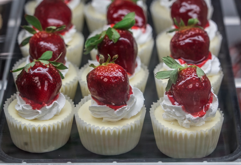 indoors, Cake, food and drink, eating, in a row, close-up, organic, natural, snack, fresh, cupcake, baked pastry item, no people, Food, red, indulgence