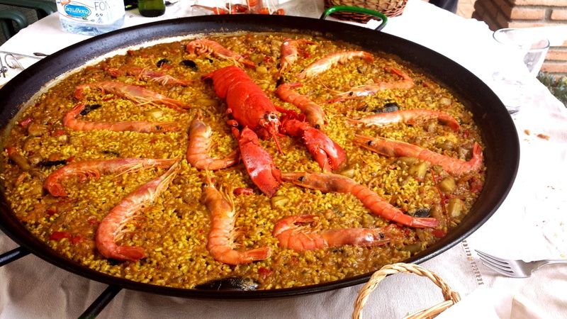 meal, freshness, animal, spice, food and drink, cooking Pan, dinner, lobster, food, kitchen utensil, ready-to-eat, 1080P, paella, close-up, healthy eating