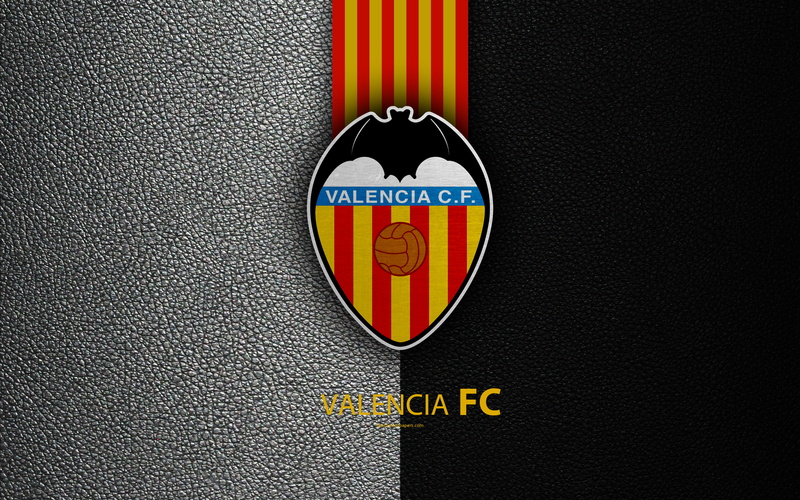 Valencia CF, Emblem, 4K, Soccer, Logo