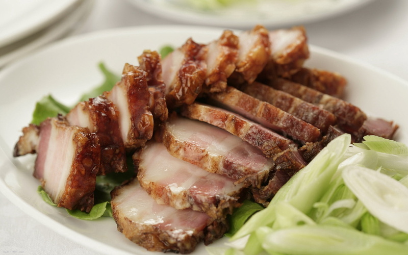 no People, selective focus, meat And Alternatives, meat, barbecue, slices, slice, crockery, onions, red, fat, meal, 1080P, fried, beef, roasted, still life