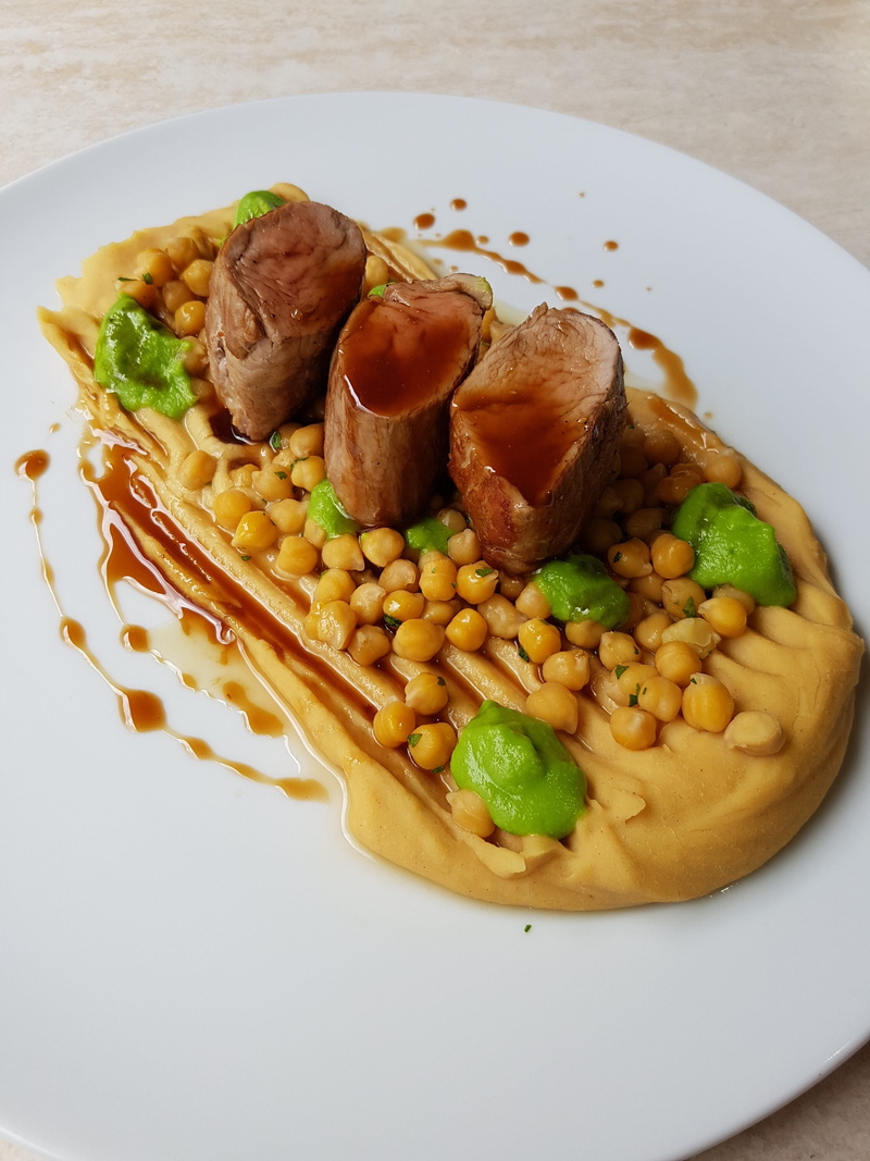 savory Sauce, main course, wellbeing, sweetcorn, meat, 4K, Pigs, vegetable, Chickpea, beef, food And Drink, garnish, close-up, high angle view, Virgin