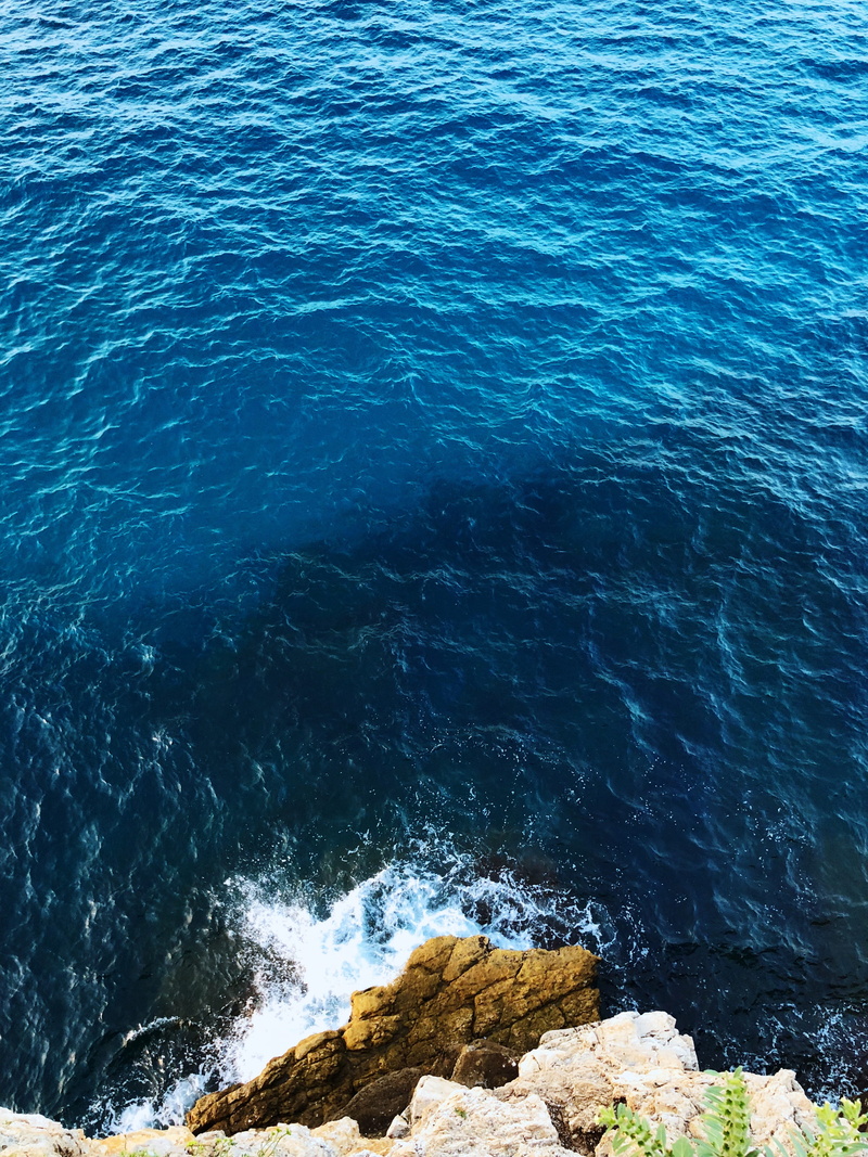 aquatic sport, 4K, nature, scenics - nature, italy, polignano, rocky coastline, marine, polignano a mare, blue, motion, solid, outdoors, beauty in nature