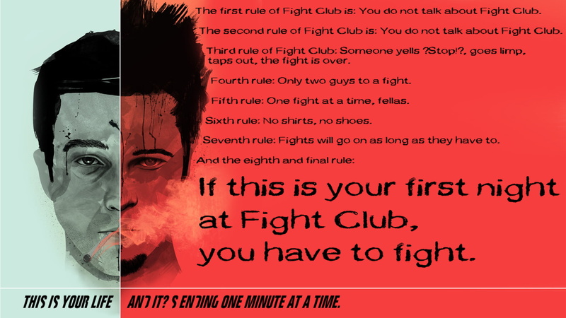 Edward Norton, Brad Pitt, Tyler Durden, 1080P, Fight Club, Movie