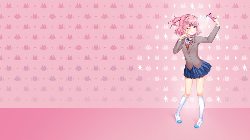1080P, Natsuki (Doki Doki Literature Club), DDLC, Doki Doki Literature Club