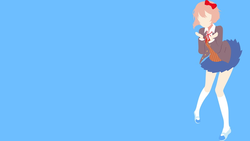 Sayori (Doki Doki Literature Club!), 4K, Video Game, Doki Doki Literature Club!