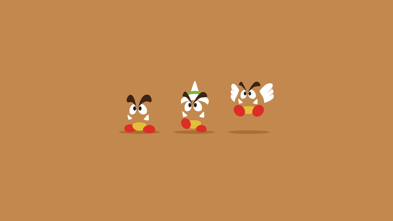 1080P, Super Mario Bros., Mario, Goomba