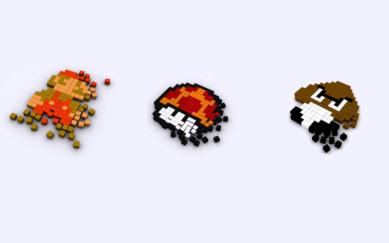 Goomba, Mario, 2K