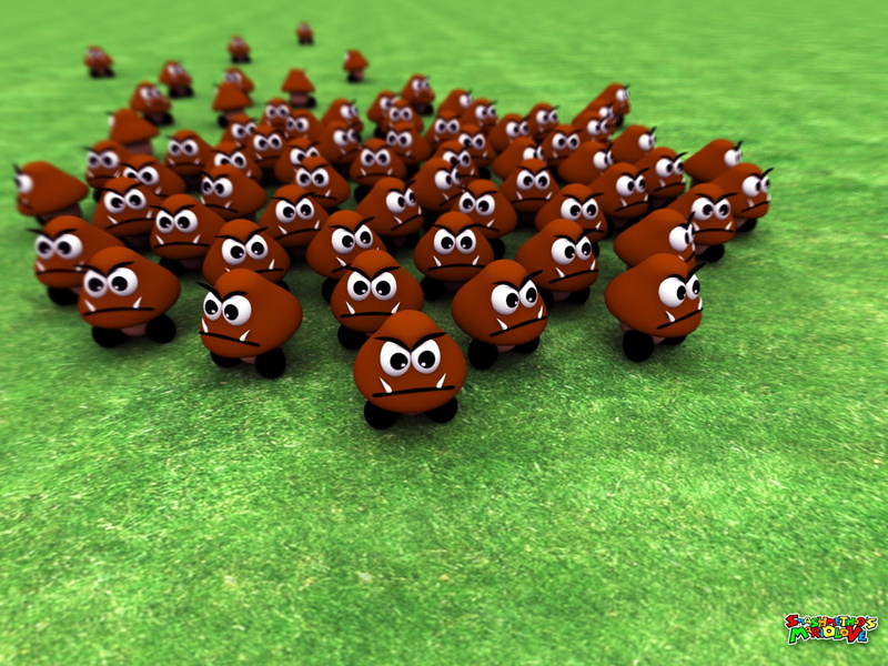 goomba, 720P, mario