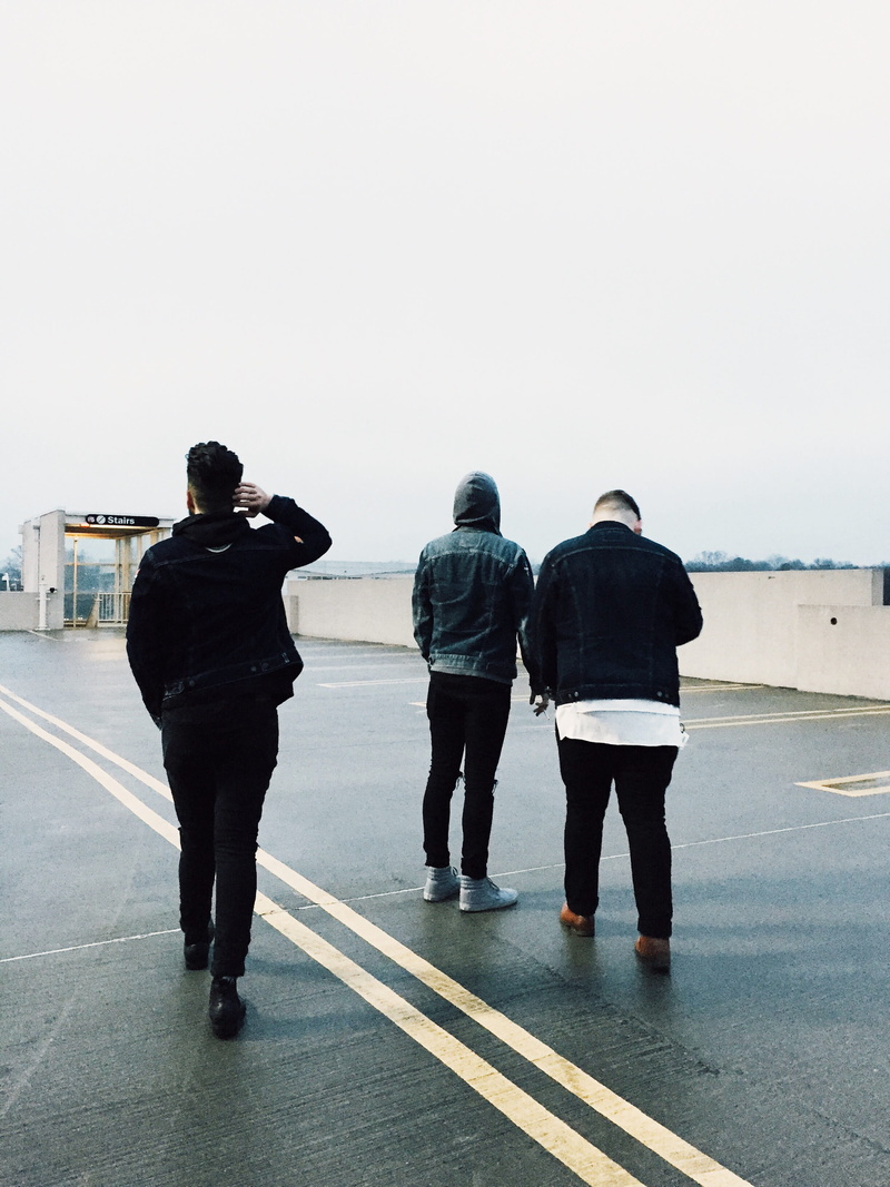 tribe, clear sky, transportation, full length, leisure activity, lifestyles, rain, day, gray, outdoors, black, guy, people, women, hangout, copy space