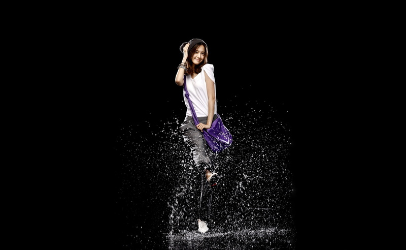 real people, casual clothing, young adult, black background, gray, front view, full length, teenager, looking at camera, one person, water, lifestyles