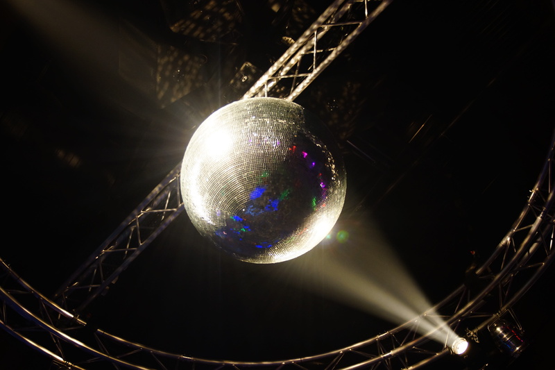 5K, shiny, illuminated, bubble, disco ball, night, dark, lighting, light - natural phenomenon, spotlight, no people, nature, hanging, black background