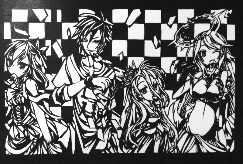 Anime, Stephanie Dola, No Game No Life, Jibril (No Game No Life), 1080P, Shiro (No Game No Life), Sora (No Game No Life)