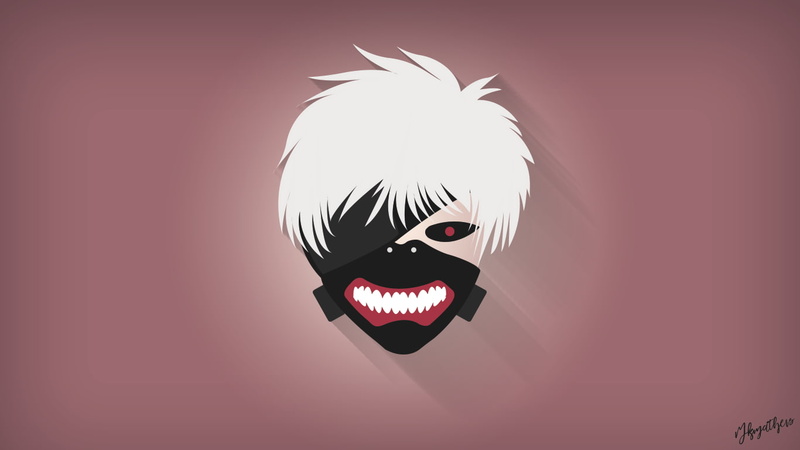 people, mask, Tokyo Ghoul, representation, studio shot, art and craft, anime, disguise, 720P, costume, horror, indoors, human face, celebration, spooky