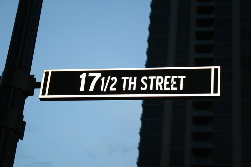 direction, text, western script, nature, day, street sign, road sign, guidance, building exterior, outdoors, city, communication, sky, one way, information