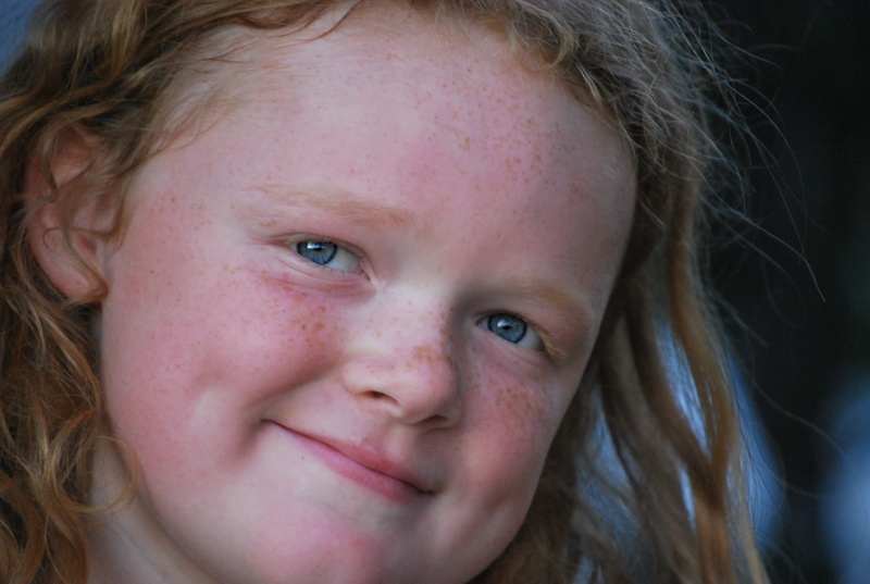 teenager, red head, photography, close-up, dimple, women, one person, freckle, emotion, young, females, hairstyle, portrait, human face, innocence, girls