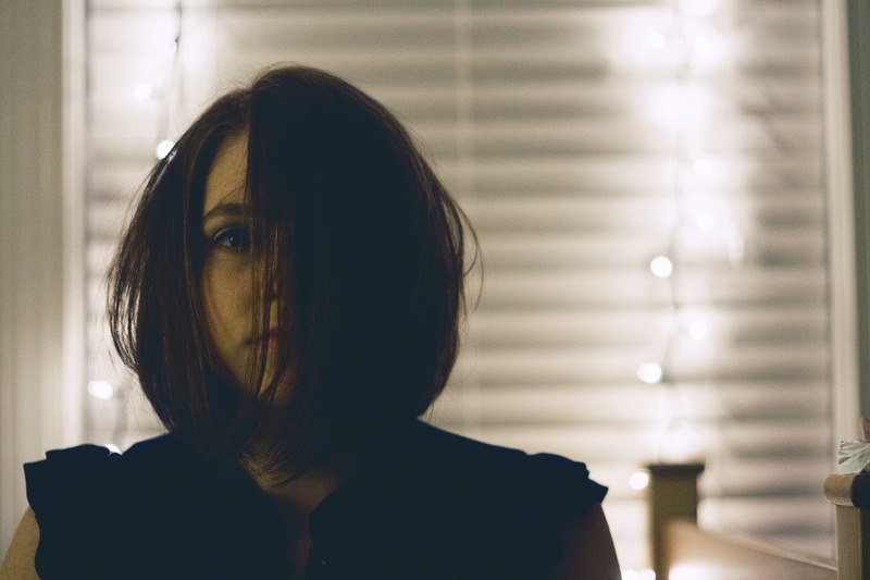 hairstyle, adult, indoors, red head, close-up, woman, home interior, front view, angry, human face, mad, bedroom, short hair, portrait, dark eyes, real people