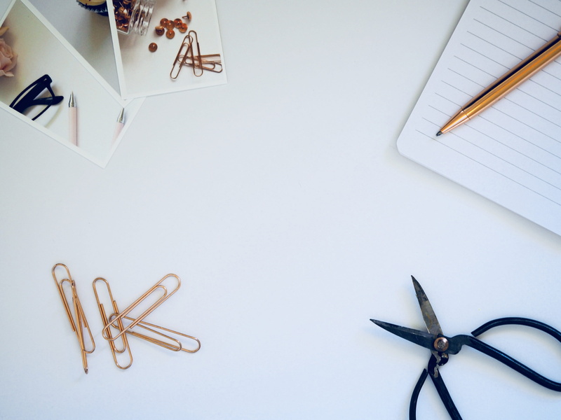 metal, office supply, connection, simple, business, indoors, minimal, notebook, australia, flat lay, white, craft, beside, office, no people, 4K, photo