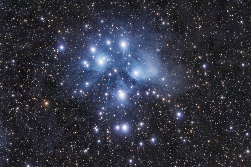 Pleiades, 1080P, M45, space, stars
